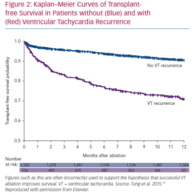 Kaplan–Meier Curves of Transplant-free Survival in Patients