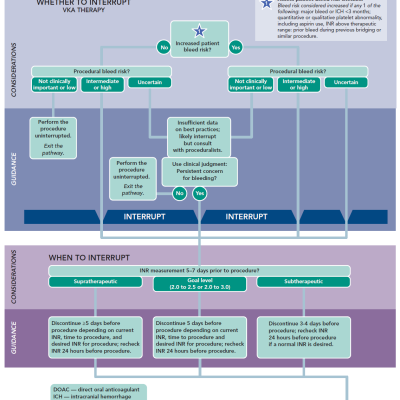Figure 4 Whether to Interrupt and How to Interrupt for Vitamin K Antagonists