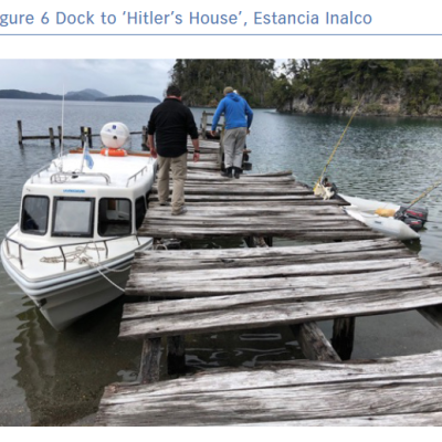 Dock to ‘Hitler’s House’ Estancia Inalco