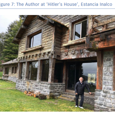 The Author at ‘Hitler’s House’ Estancia Inalco