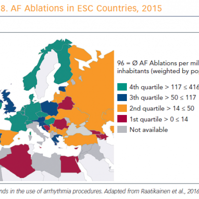 AF Ablations in ESC Countries 2015